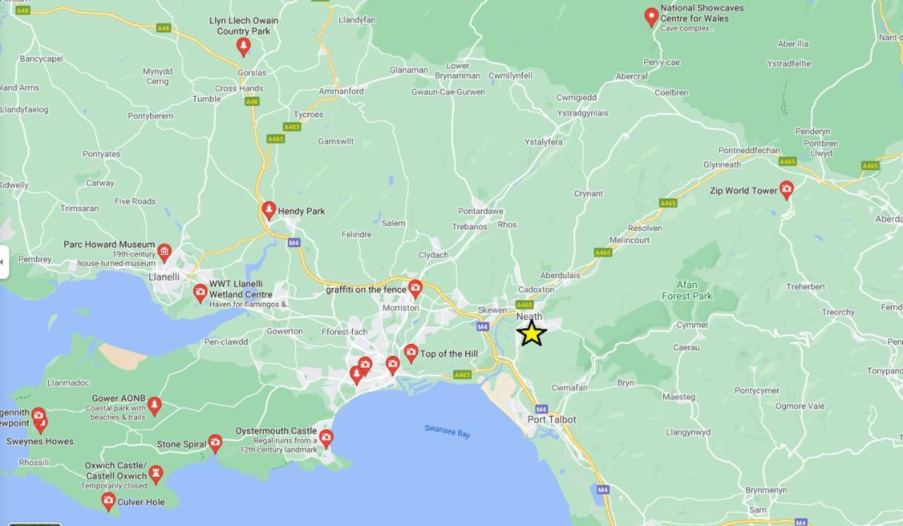 Old Road Cottage Pet Friendly Outdoors Beaches Neath Exteriör bild